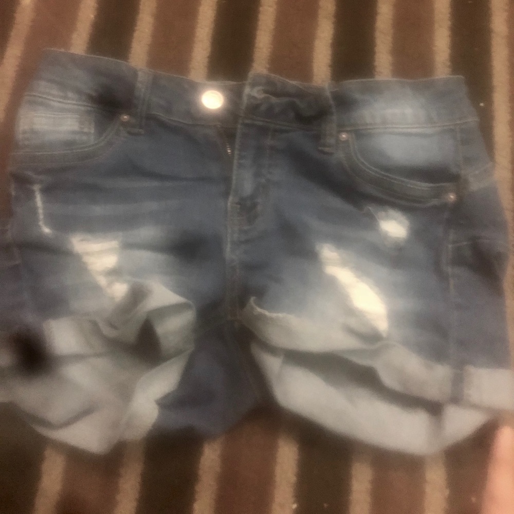 Denim shorts